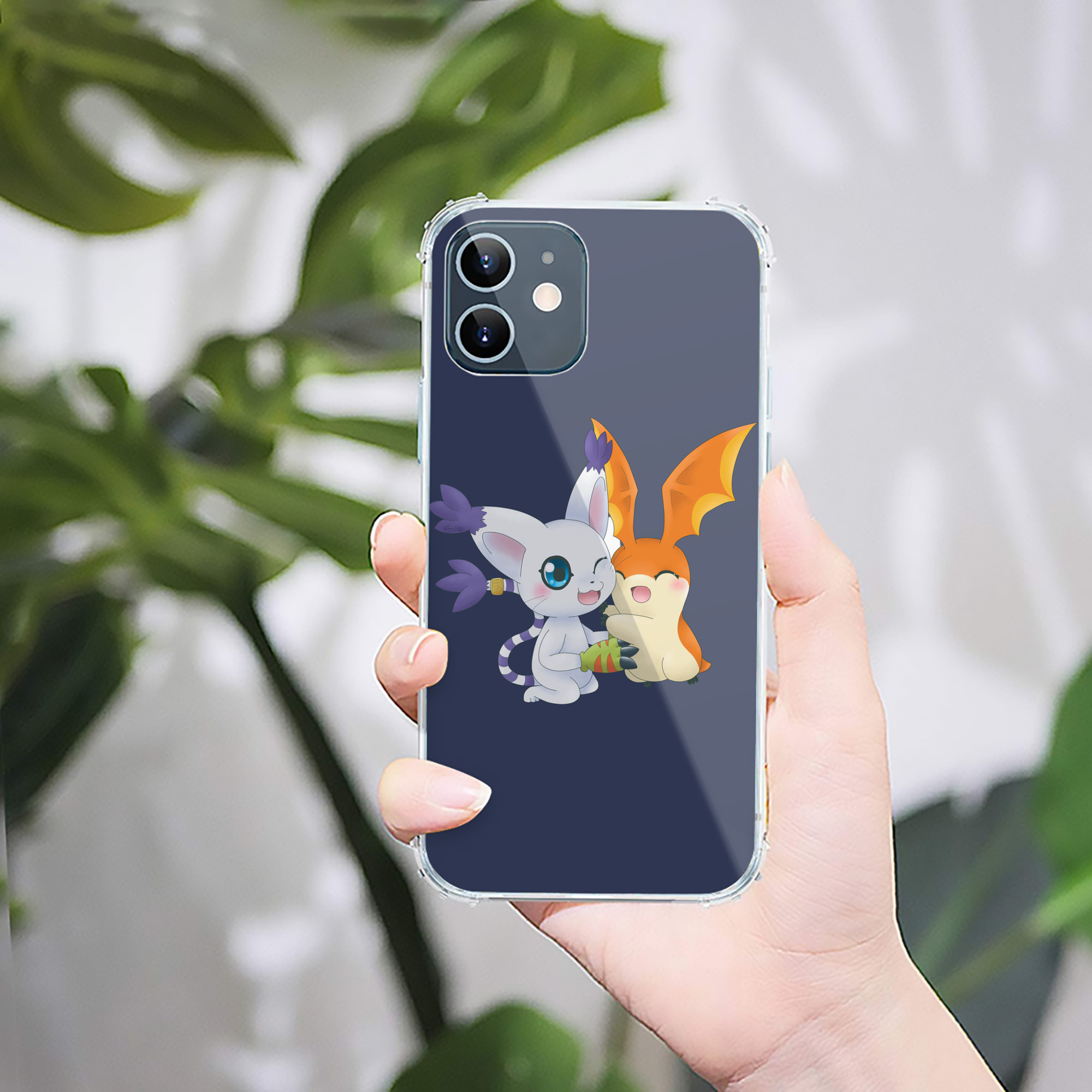 （画像用） Digimon デジタルモンスター/デジモン 【iPhone 12シリーズ対応】透明スマホケース（クリアソフトケース）